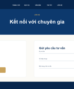Ảnh minh họa website luật - giao diện 6