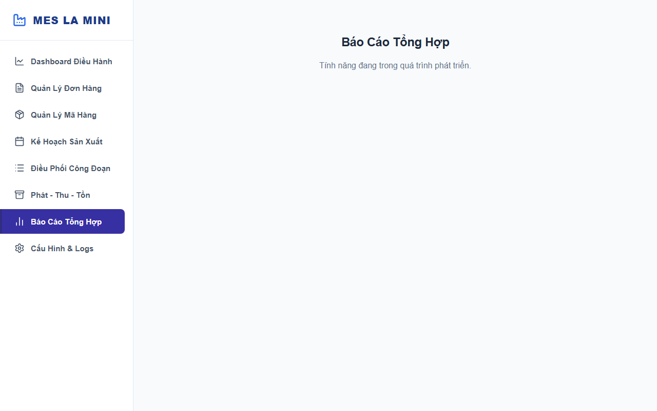 Báo Cáo Sản Lượng & Hiệu Suất May