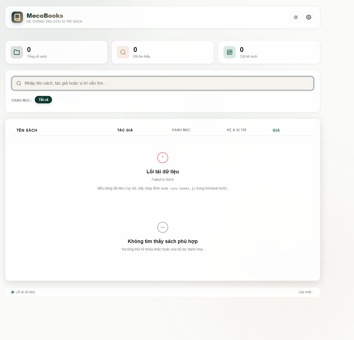 Hệ Thống Quản Lý Thư Viện - Google Apps Script