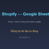 shopify google sheets