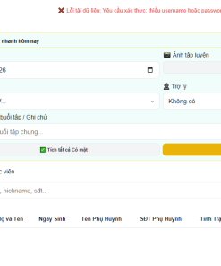 Hệ Thống Quản Lý Học Viện Bóng Đá StarLink - GAS Web App