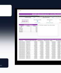 File Đo Lường Chỉ Số Sức Khỏe Tài Chính Google Sheet Tự Động Hóa, Dashboard BI Chuyên Nghiệp