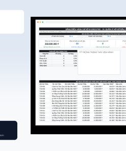 File Quản Lý Hồ Sơ Đấu Thầu & Dự Án B2B Google Sheet Tự Động Hóa, Dashboard BI Chuyên Nghiệp